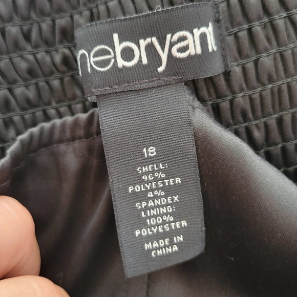 Lane Bryant Black Strapless Embellished Satin Corset Top Women Size 18 - Picture 9 of 9